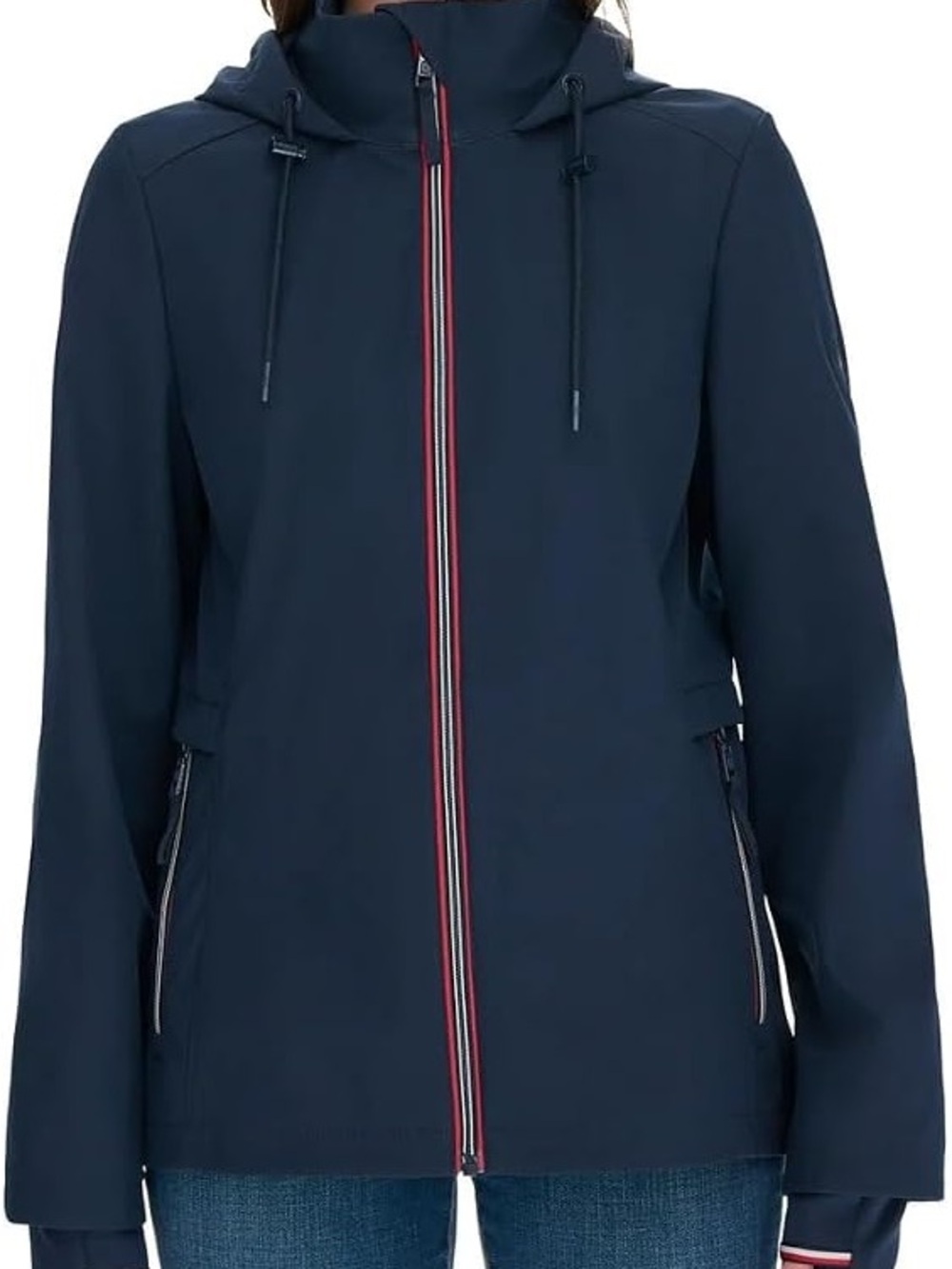 Tommy Hilfiger Women’s Lightweight Stand Collar Windbreaker